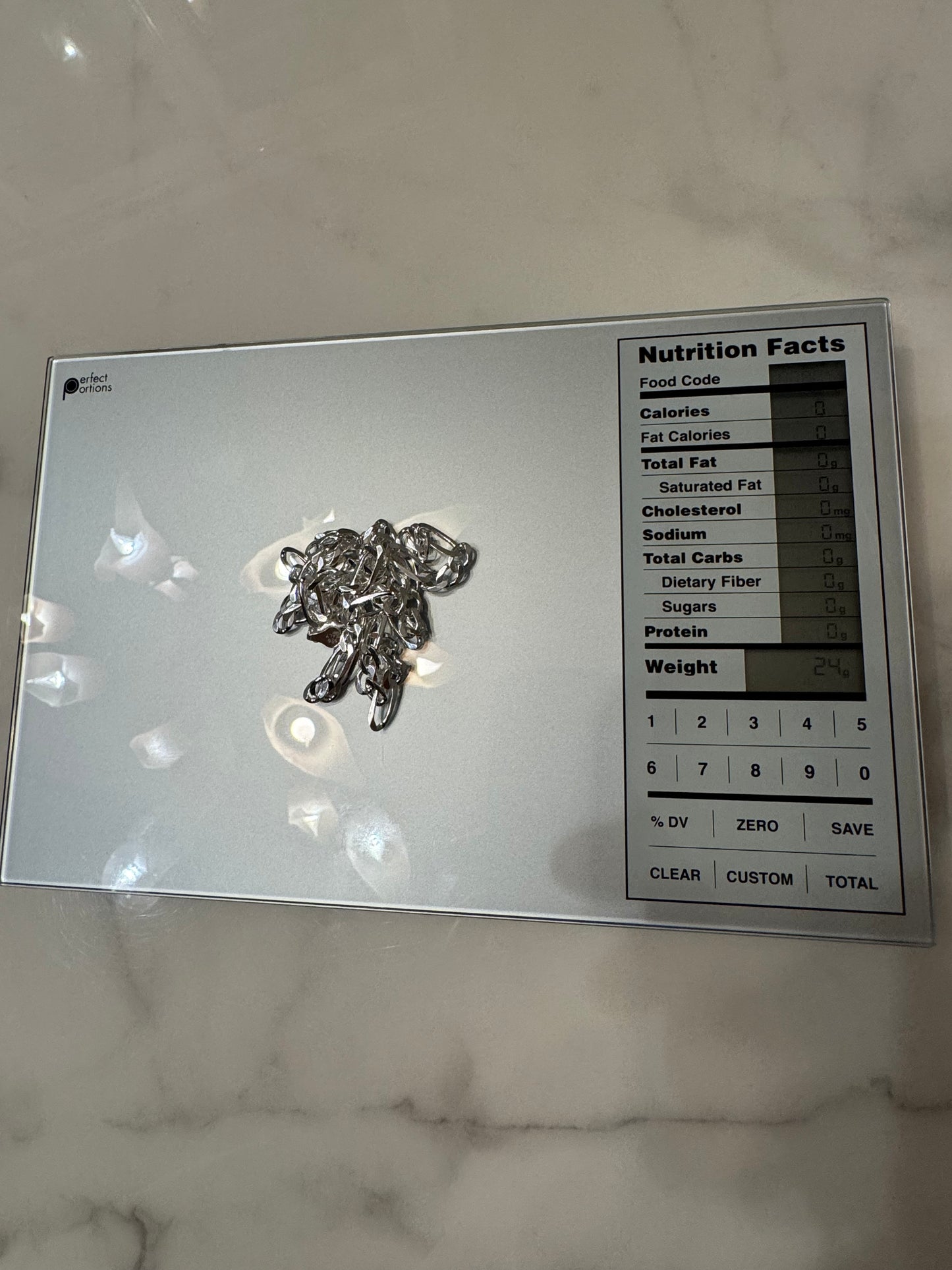 Silver Figaro Chain (24')