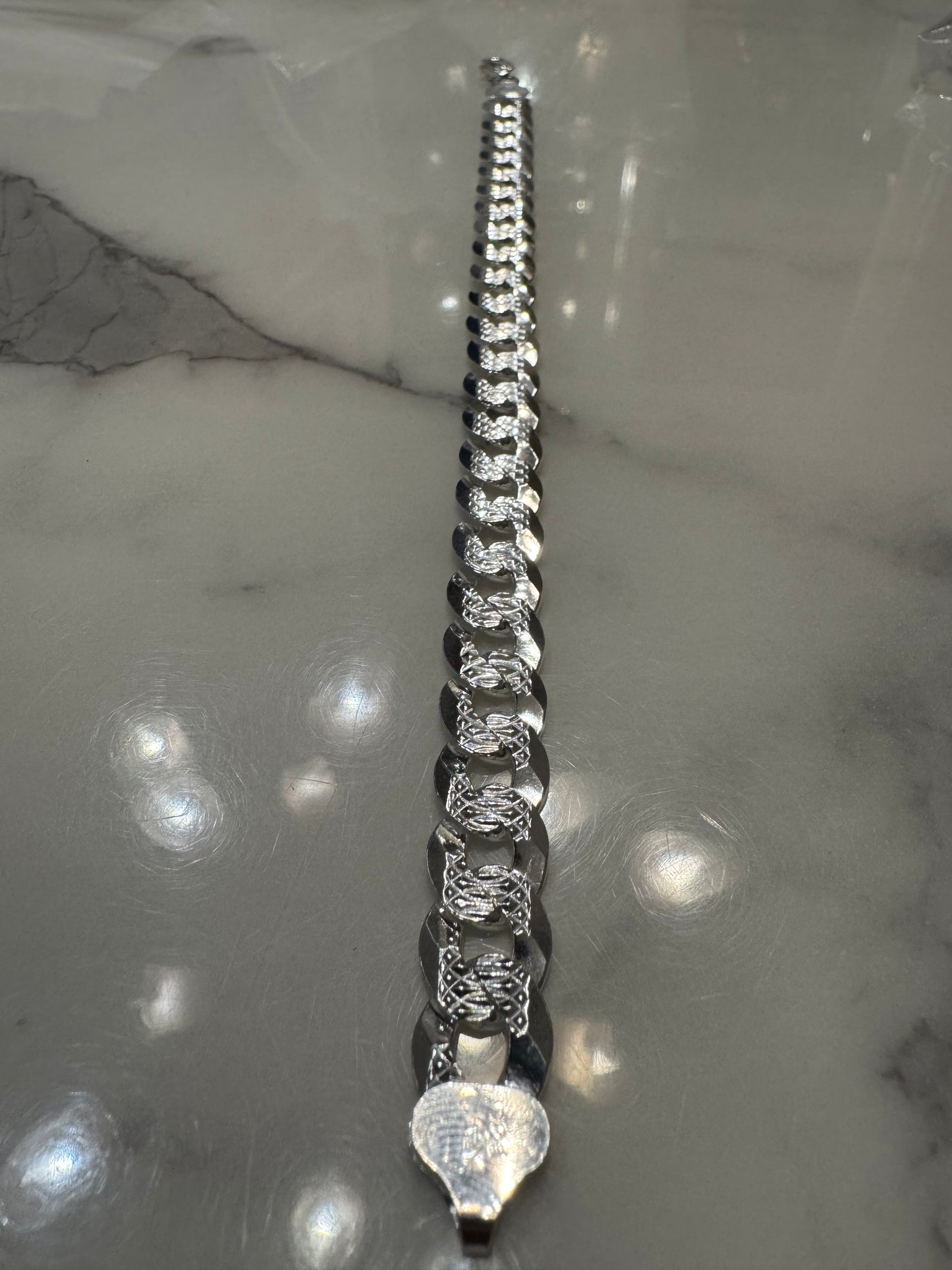 Silver Bracelet Paved (9’)
