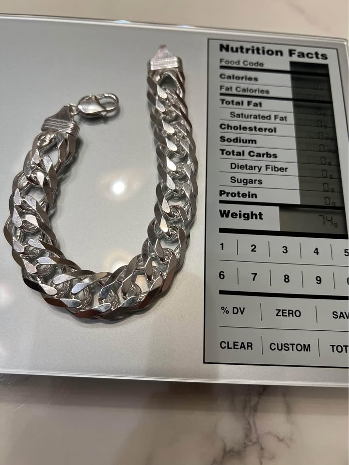 Silver Links Bracelet (9')