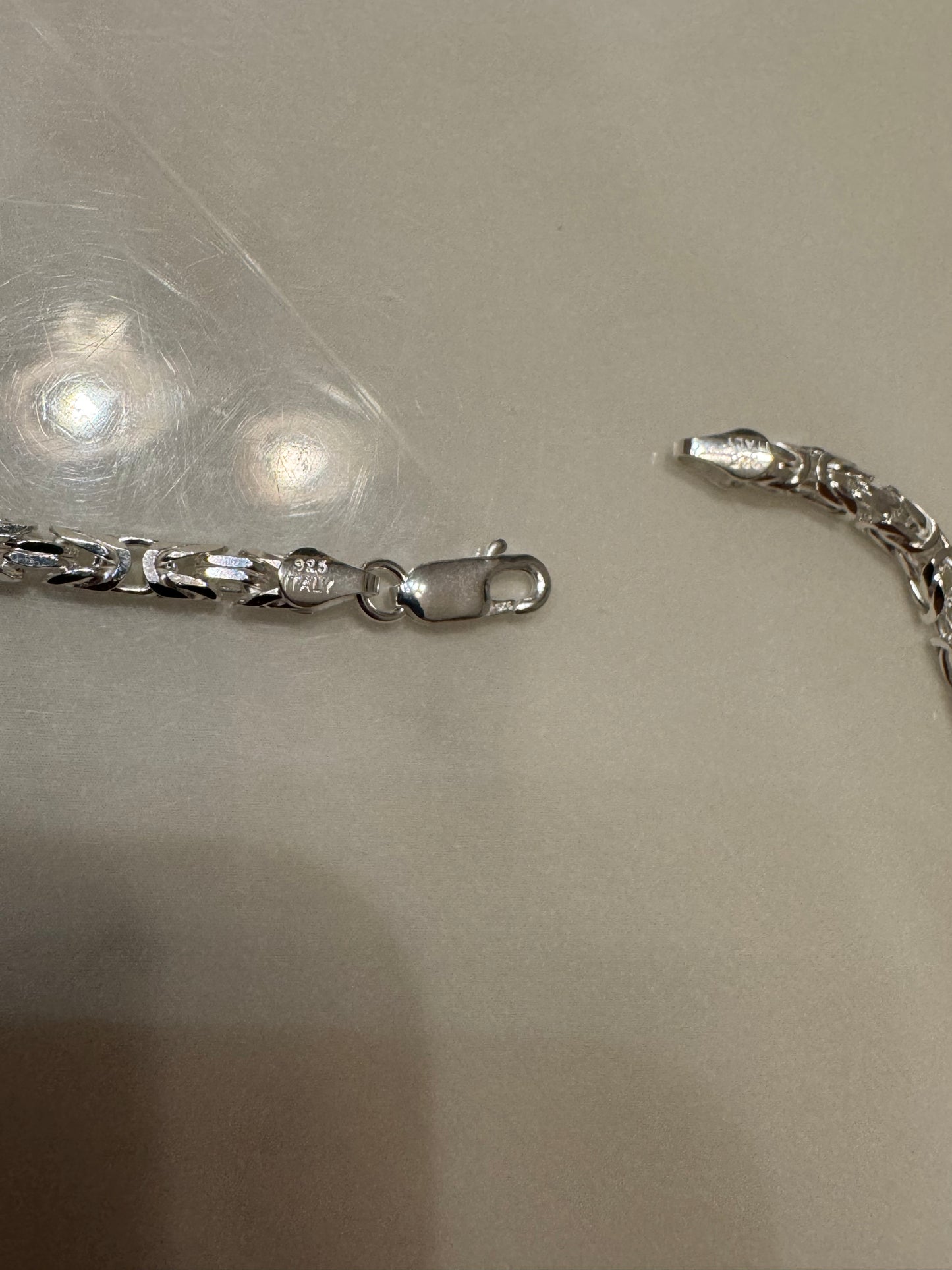 Silver Chain Byzantine (24')