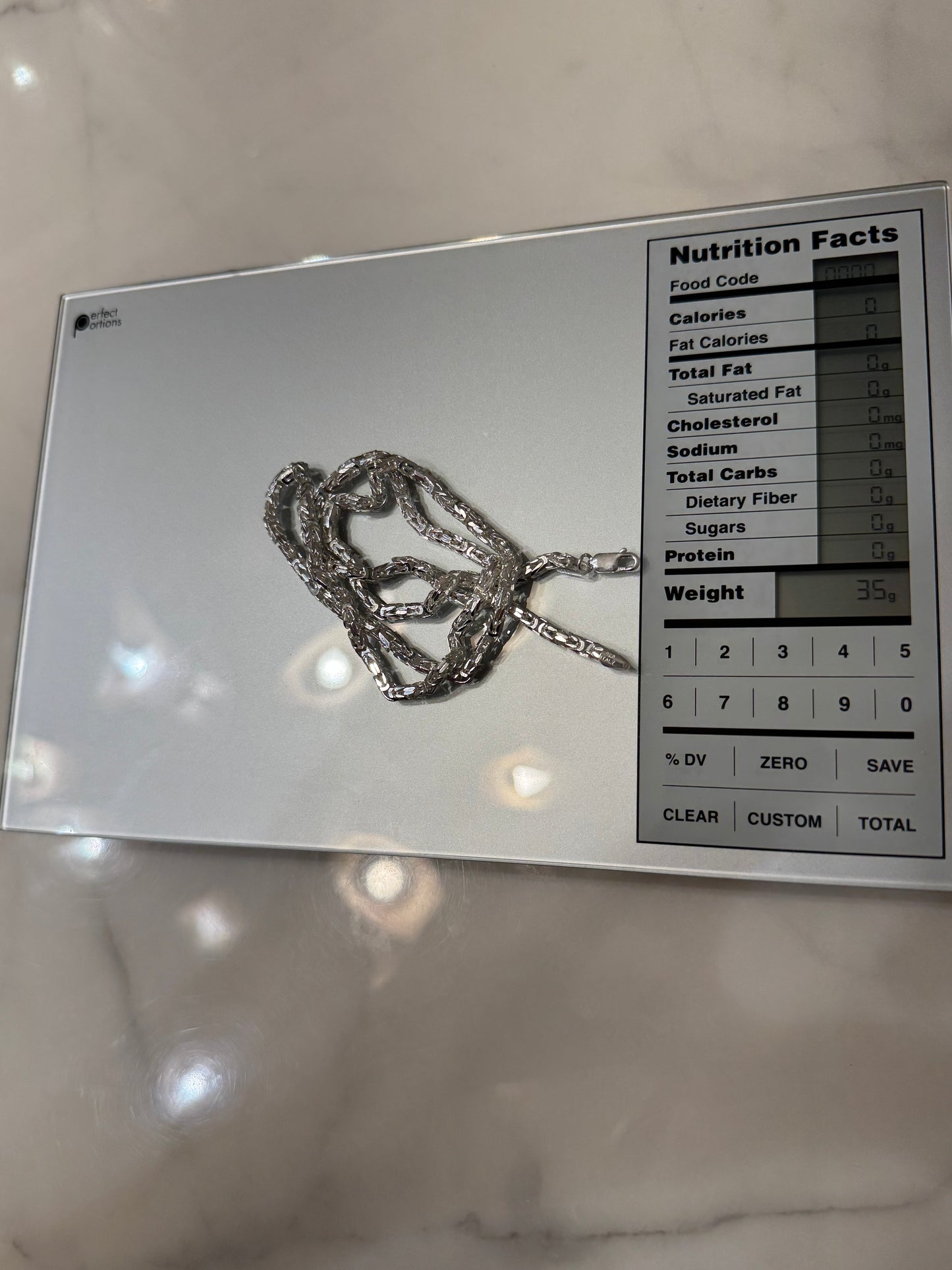 Silver Chain Byzantine (24')