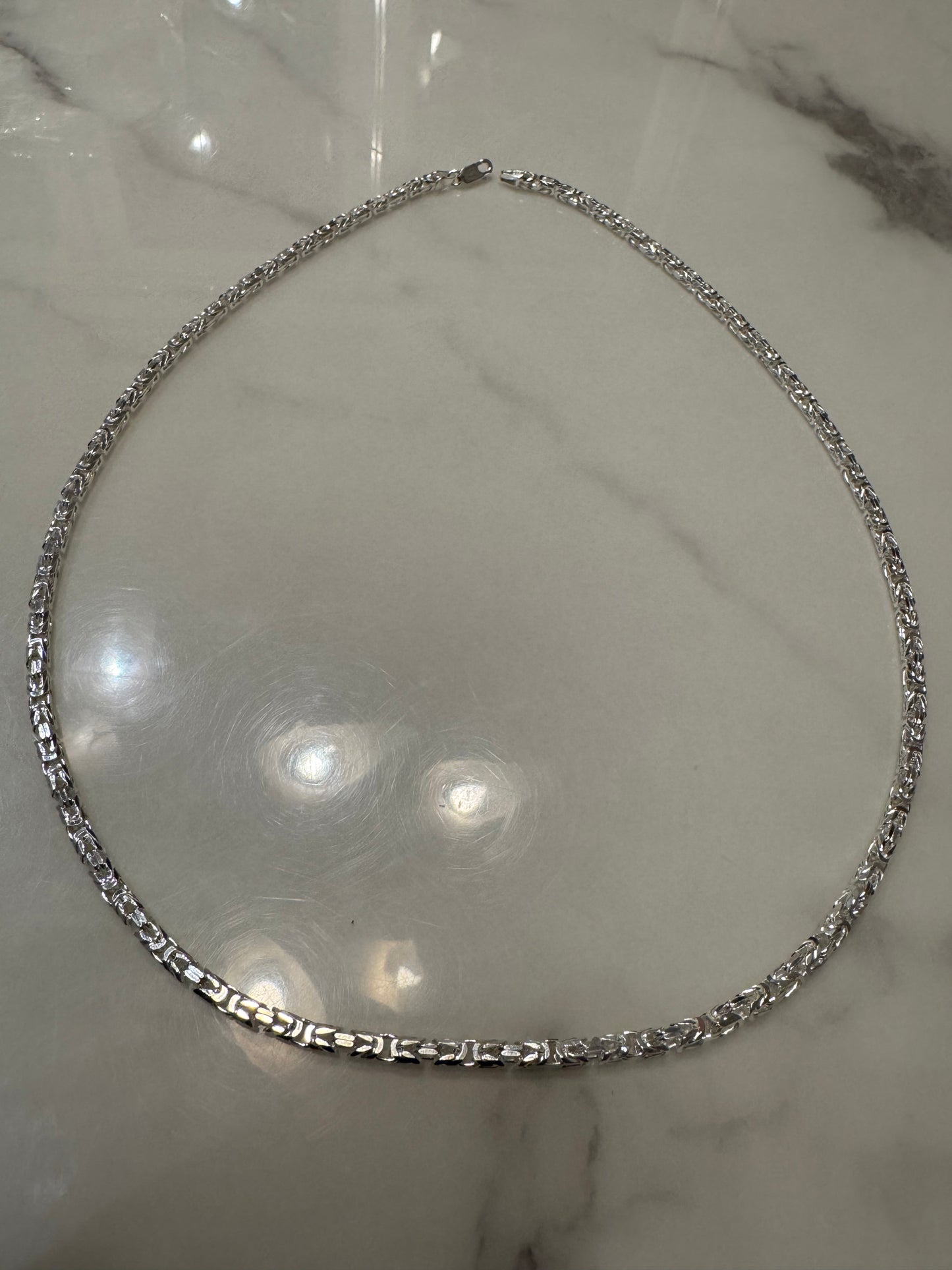 Silver Chain Byzantine (24')