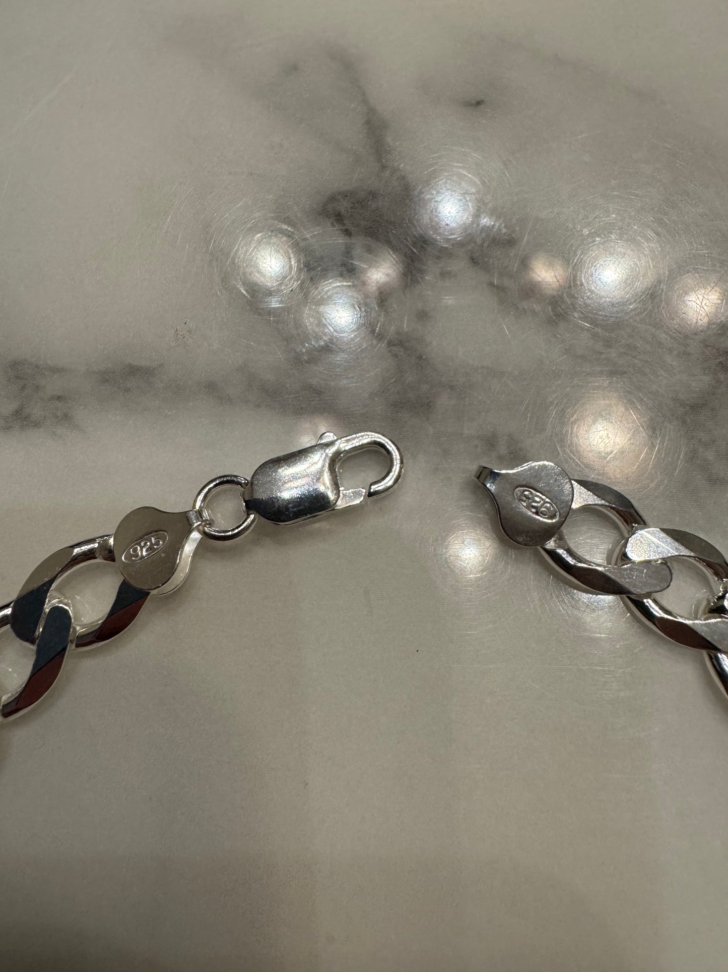 Silver Italian Bracelet (9')