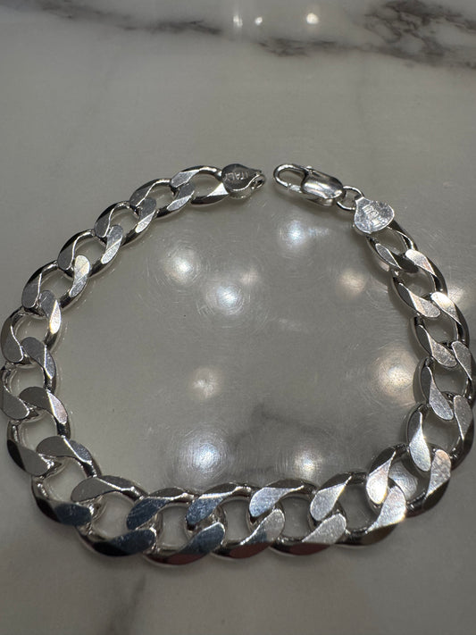 Silver Italian Bracelet (9')