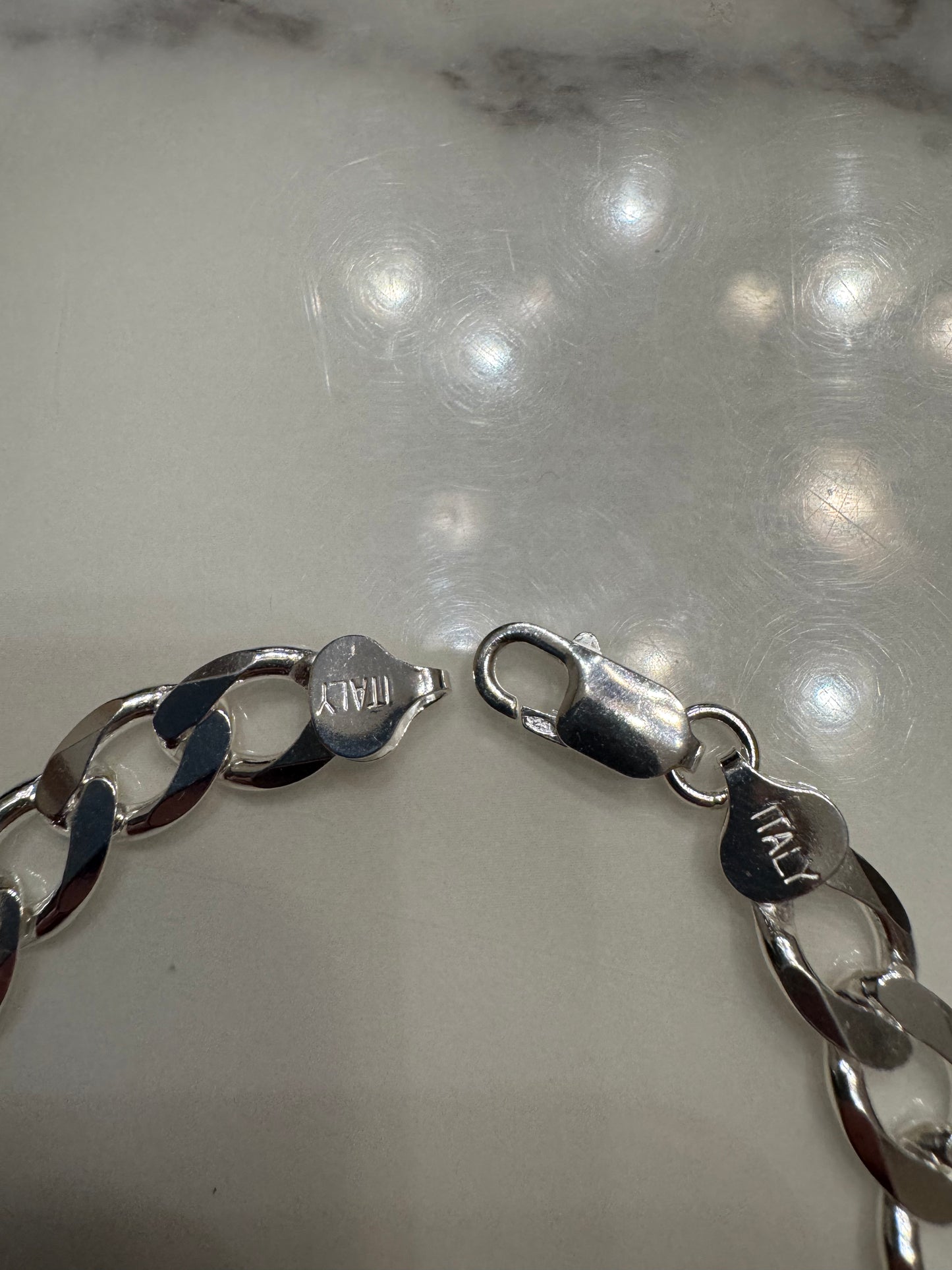 Silver Italian Bracelet (9')