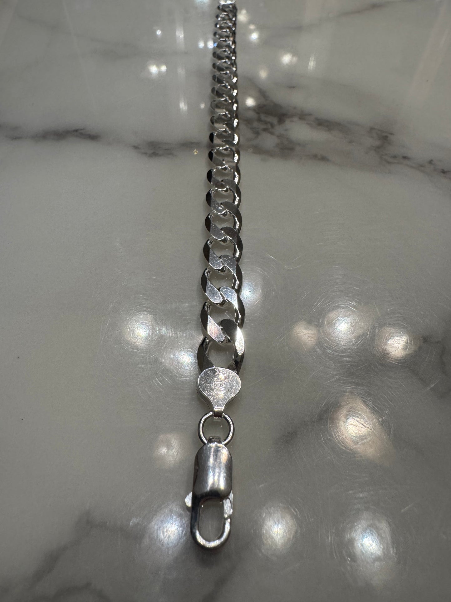 Silver Italian Bracelet (9')